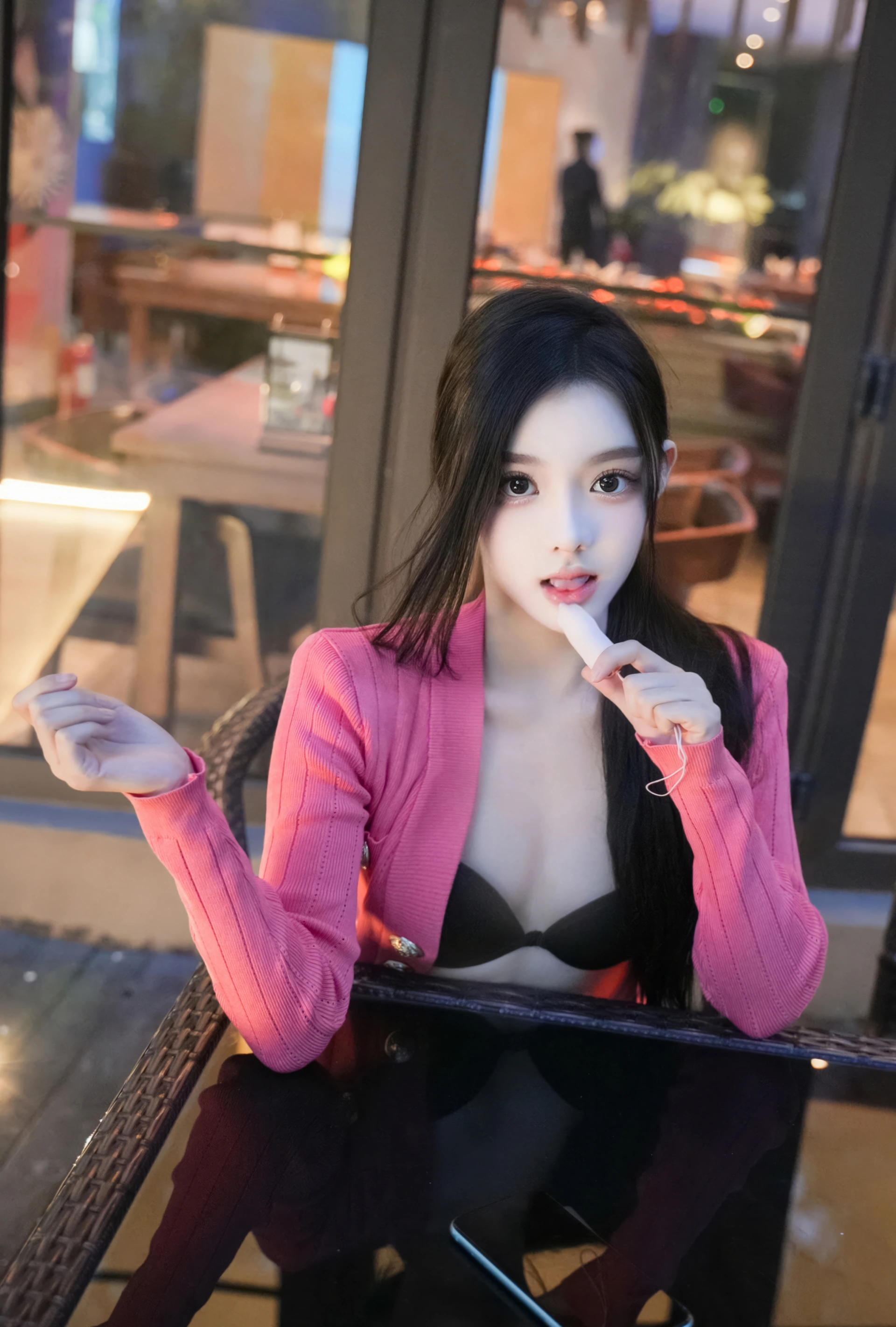 001.龙雪儿 – 内购无水印 NO.8091 红衣牛仔裤 0